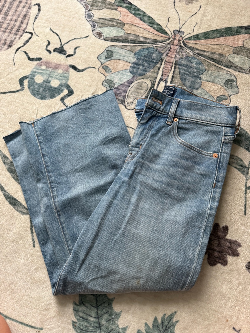 J. Crew Light Wash Straight-Leg Jeans